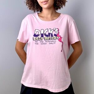 Y2K Pink Graphic Baby Tee